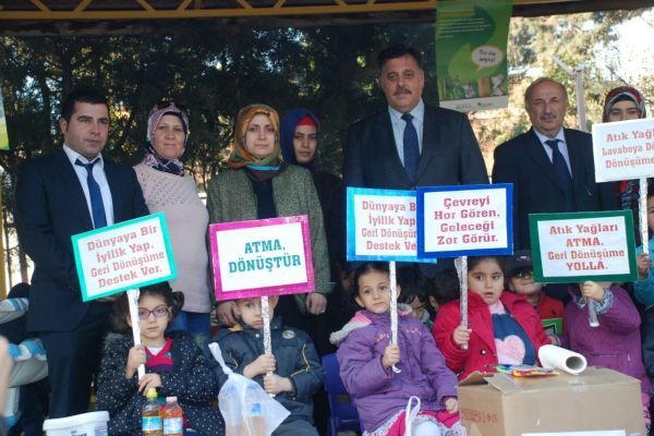 MİNİKLERİN ÇEVRE DUYARLILIĞI HAYRAN BIRAKTI