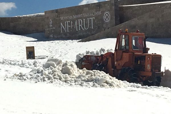Nemrut yolu kardan temizlendi