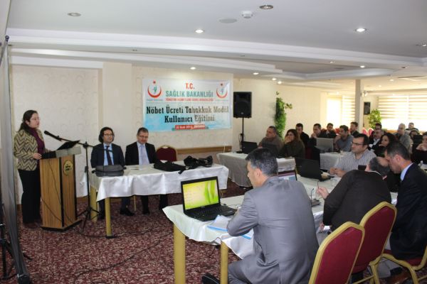 Nöbet ücreti tahakkuk modül kullanıcı eğitimi verildi