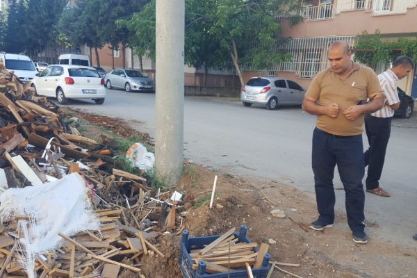 Odun çalan Suriyeli şahıslardan biri yakalandı