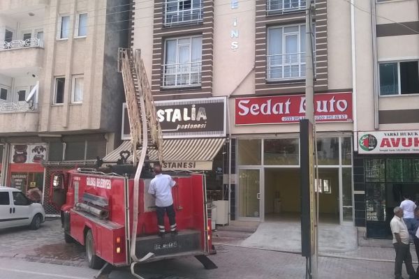 Öğrenci Evinde Korkutan Yangın