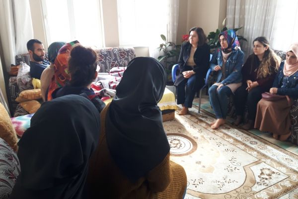 Öğrenciler Afrin gazisi askeri ziyaret etti