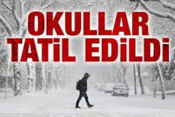 Okullar yarın tatil