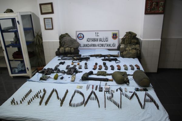 Operasyonda silah ve mühimmat ele geçirildi