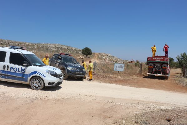 Orman yangını ihbarı ekipleri alarma geçirdi