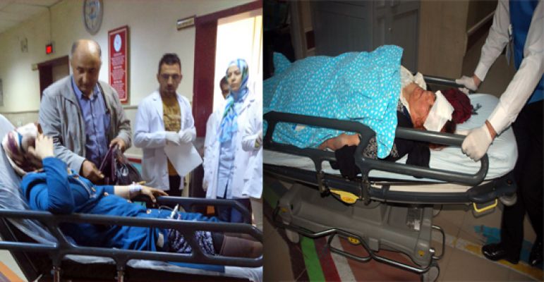 OTOMOBİL İLE KAMYONET ÇARPIŞTI: 5 YARALI