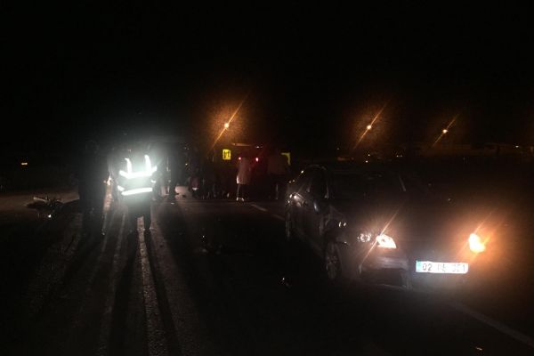 Otomobil ile motosiklet çarpıştı: 1 yaralı