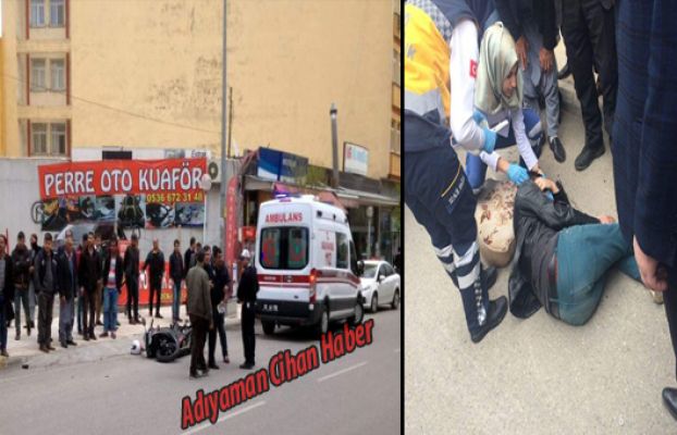 Otomobil İle Motosiklet Çarpıştı: 1 Yaralı