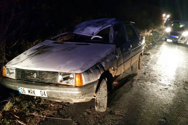 Otomobil Takla Attı: 1 Ağır Yaralı
