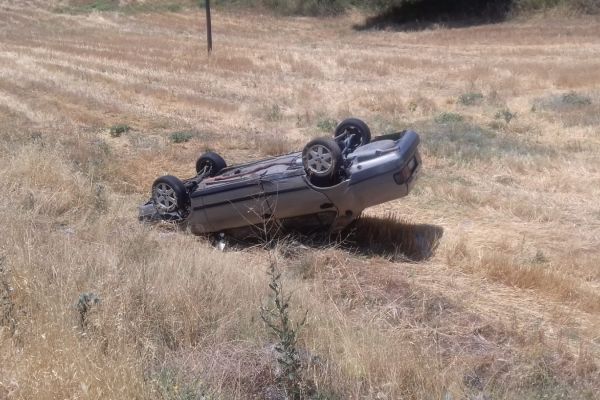 Otomobil takla attı: 1 Yaralı