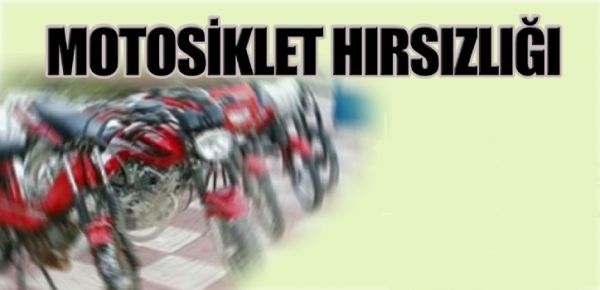 Park Halindeki Motosiklet Çalındı