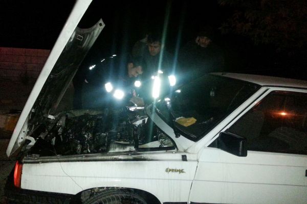 Park Halindeki Otomobil Yandı