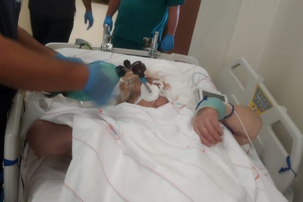 Park Hospital ambulansında feci şekilde yanan kadın, hayatını kaybetti