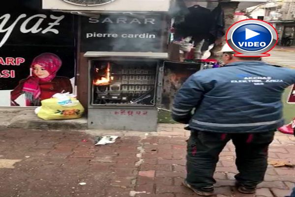Patlayan elektrik trafosu paniğe neden oldu
