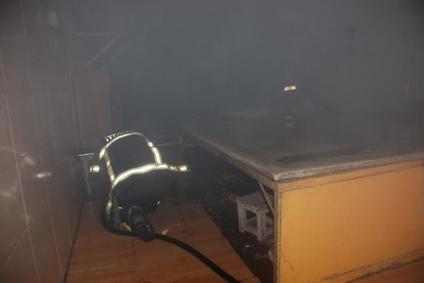 Pide Fırınında Yangın