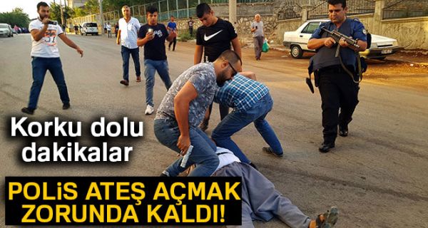 Polis ile çatışmaya giren şahıs vurularak etkisiz hale getirildi