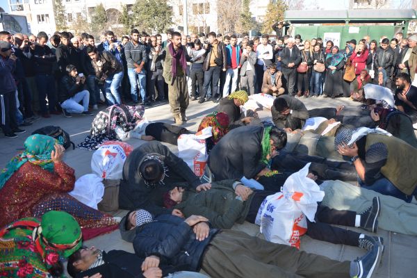 ROBOSKİ Olayı Kahta İlçesinde Protesto Edildi