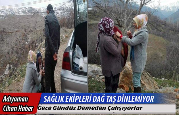 Sağlık Ekipleri Dağ Taş Dinlemiyor