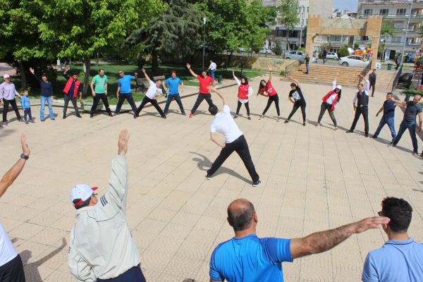 Sağlık için yürüyüş yapıldı