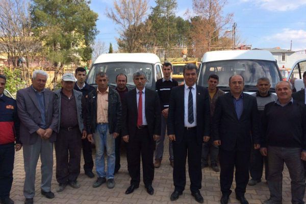 Şambayat Belediyesine İki Araç Hibe Edildi