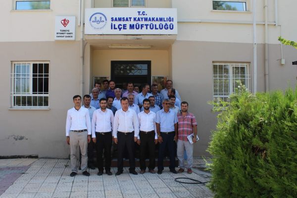 Samsat Kaymakamı Din Görevlileri İle Buluştu