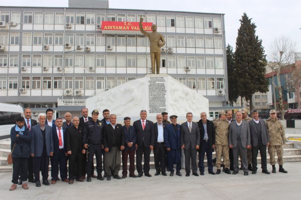 Şehit babaları ve gaziler sınıra uğurlandı