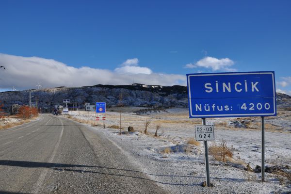 Sincik İlçesi Beyaza Büründü