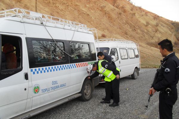 Sincik İlçesinde Kış Lastiği Denetimi Yapıldı