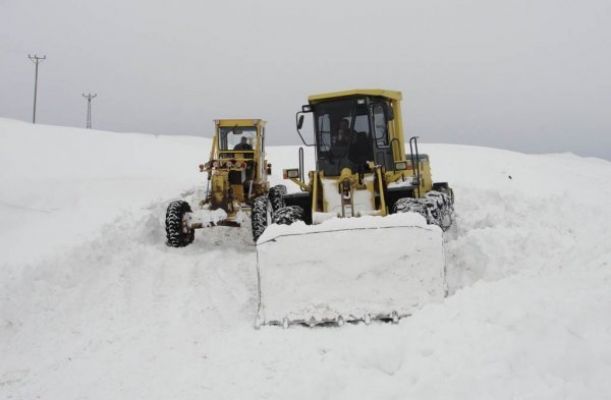 Sincik'te Kar Yağışı, 9 Köye Ulaşılamıyor
