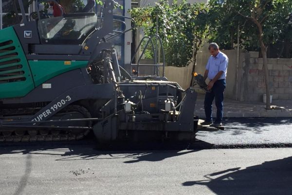 Siteler Mahallesinde asfalt çalışması