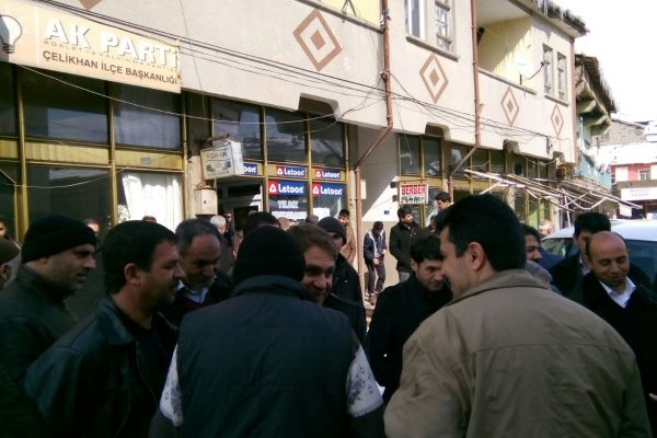 SONKAYA, SEÇİM STARDINI ÇELİKHAN İLÇESİNDE BAŞLATTI