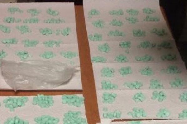 Şüpheli araçtan bin 256 adet uyuşturucu hap çıktı
