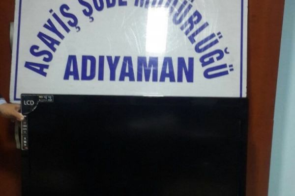 Televizyon çalan şahıs tutuklandı