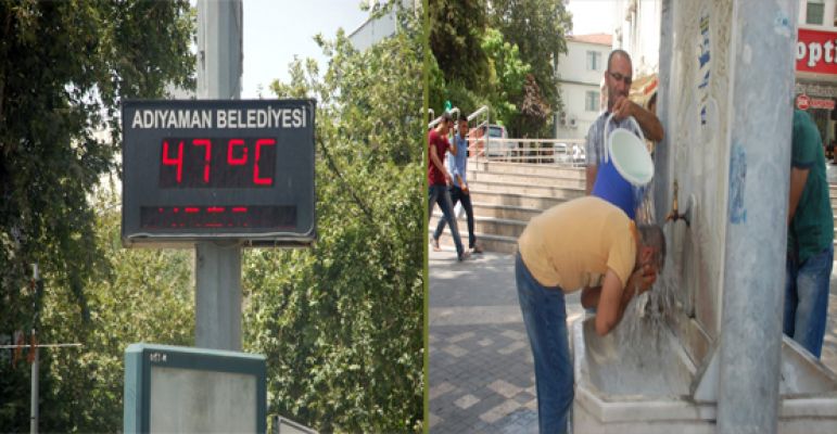 Termometreler 47 Dereceyi Gördü