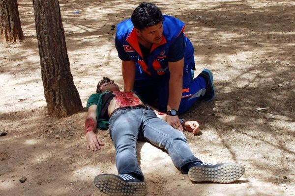 'Terör Saldırısı' Tatbikatı Nefes Kesti