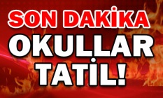 Adıyamanda Cuma günü okullar tatil