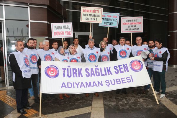 Türk Sağlık-Sen hastanede döner sermaye açıklaması yaptı