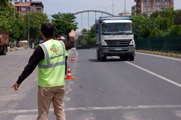 Ulaştırma Bölge Müdürlüğü Ekipleri Ağır Tonajlı Araçları Denetledi