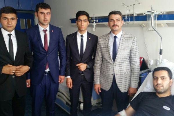 Ülkü Ocukları Gazileri Gata’da Ziyaret Etti
