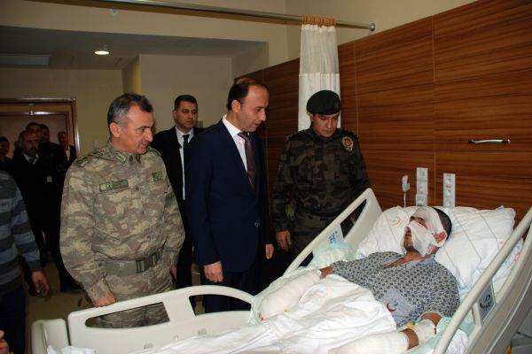 Vali Abdullah Erin’den El-Bab Gazisine ziyaret