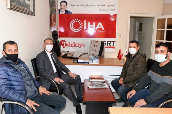 Vali Çuhadar'dan , İHA ve Adıyaman Cihan Habere ziyaret