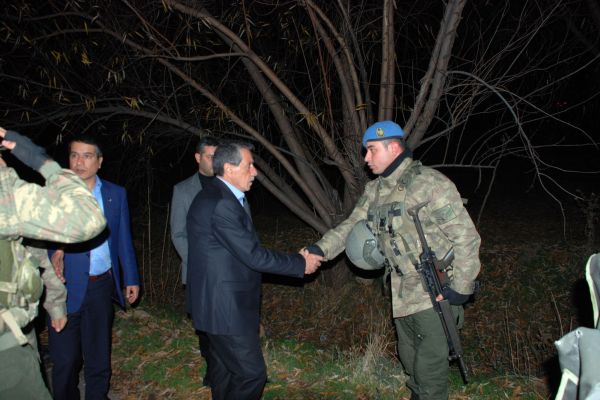 Vali Kalkancı polis ve askeri yalnız bırakmadı