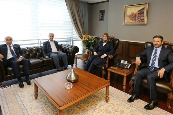 Vali Ve Milletvekilleri, Bakan Sayan’ı Ziyaret Etti