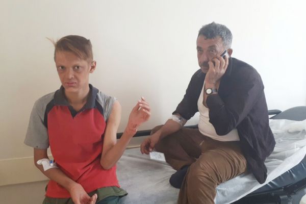 Vaşak saldırısına uğrayan 2 kişi yaralandı