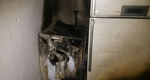 Yangında mahsur kaldılar