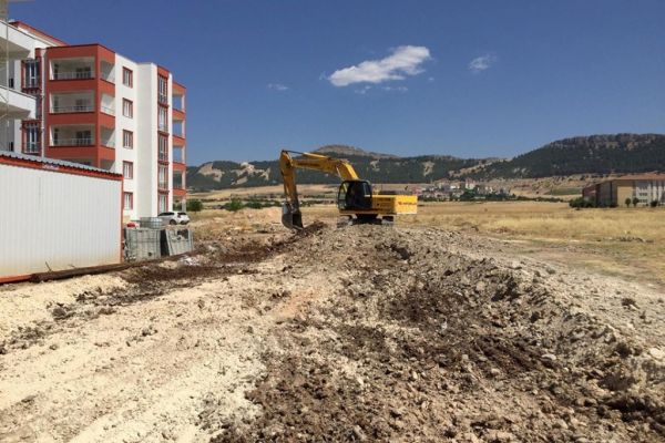 Yeni Mahallede asfalt hazırlığı