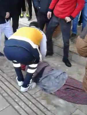Yüksekten düşen yaşlı kadın hayatını kaybetti