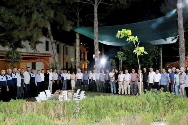 Zabıta ekipleri yemekte bir araya geldi