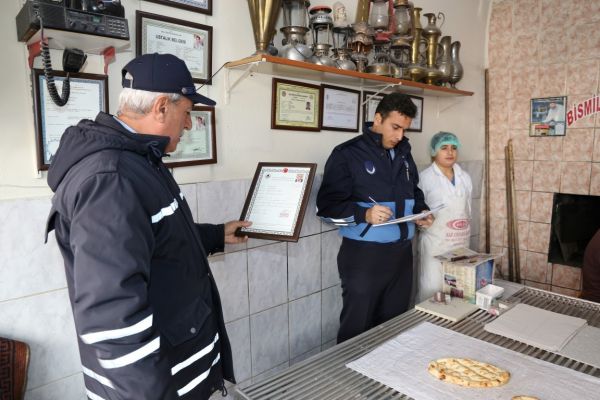 Zabıta Ekiplerinden Fırın Denetimi