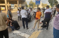 İki motosiklet, bir otomobil çarpıştı: 2 yaralı